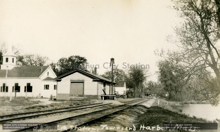 Postcard: Boston & Maine Railroad Station, Townsend Harbor, Massachusetts